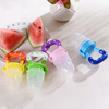 Children's multicoloured chewy pacifier for supplementary food, wholesale