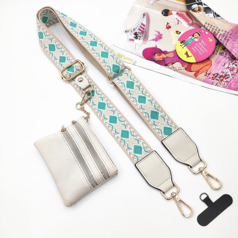 101g Weight Bag Strap Bag Accessories Type 1 Piece, 1 Set Quantity Casual, Daily Occasion Polyester Material Geometric, Leopard Pattern Simple Style, Classic Style Style 1 Piece 1 Set Polyester Geometric Leopard Bag Strap 23