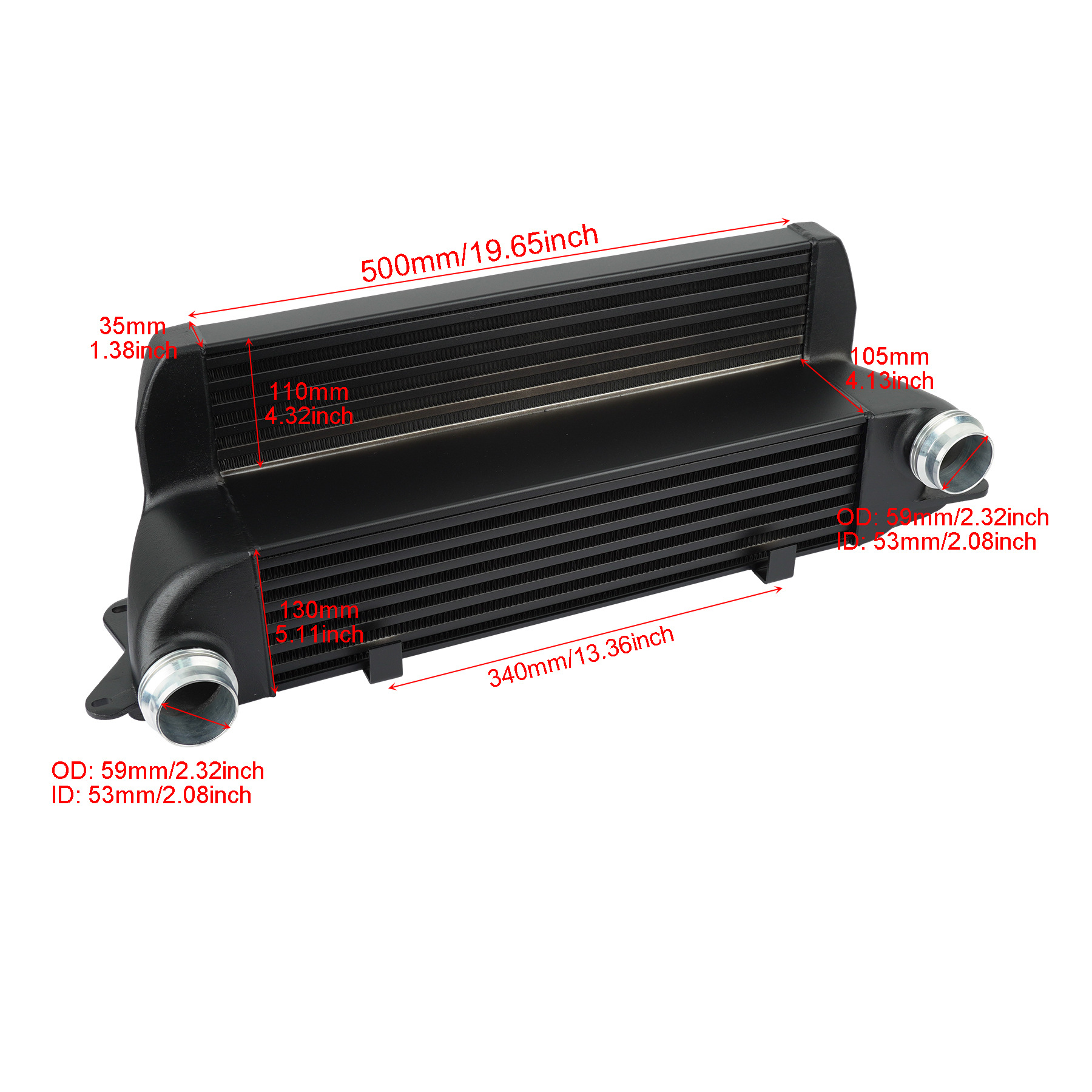 Suitable for Bmw E60 E61 E64 525D 530D 535D 635D Car Intercooler Cooling Radiator