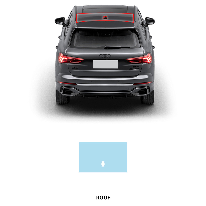 19-24 Audi Q3 máquina cortada TPU película de revestimiento de automóvil invisible película transparente película de pintura especial película protectora especial para automóviles