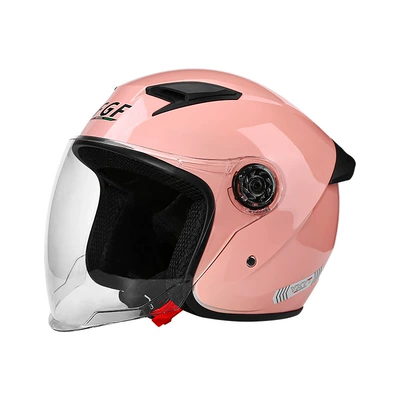 New National Standard 3C Certified Motosiklet kaskı (dəbilqə) - new-national-standard-class-a-3c-bright-pink-high-definition-transparent-long-mirror