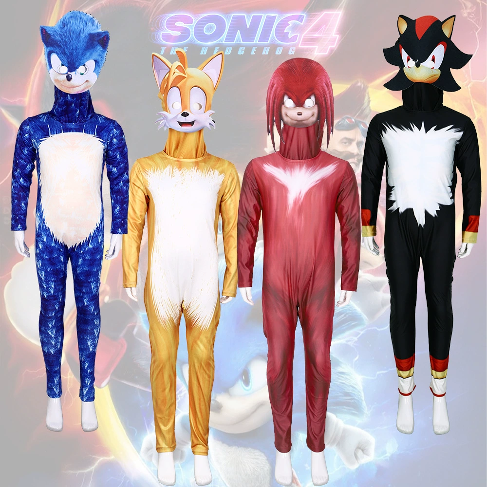 Торговый комбинезон Sonic Sonic для Хэллоуина, костюм для ролевых игр Sonic Boy
