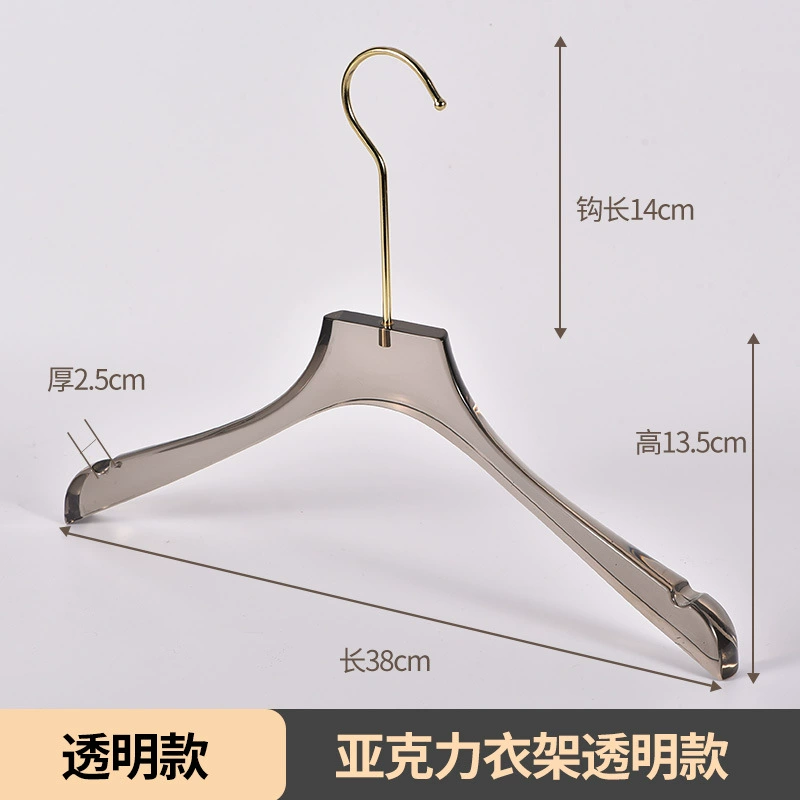 Acrylic hanger, non-slip stand