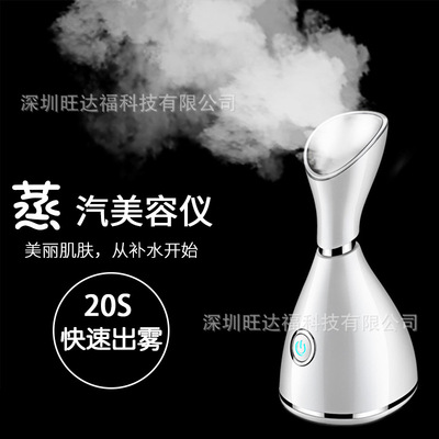 跨境美容蒸脸仪热喷家用喷雾蒸脸器脸部补水仪加湿器嫩肤仪美容仪|ru
