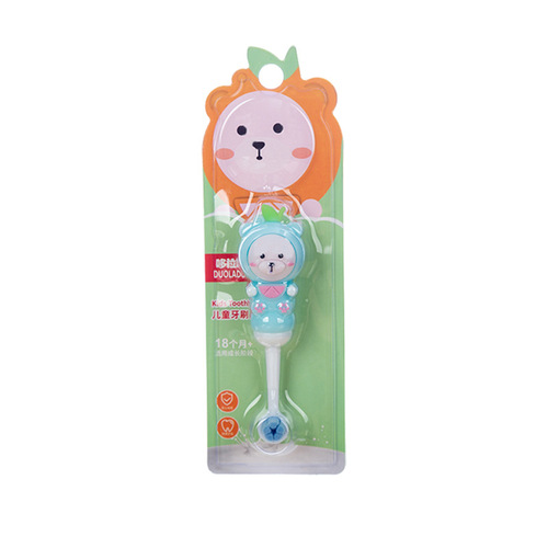 Dora the Bear Kids' Dense Soft bristle toothbrush cartoon bear 3D toothbrush thick handle brush cute design 6411