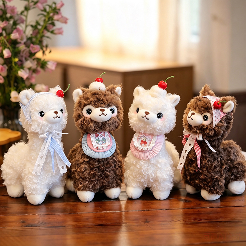Cross-Border New Cute Alpaca Plush Toy Sheep Doll Cartoon Stuffed Animal Wholesale Sleeping Pillow Cross-Border New Cute Alpaca Plush Toy Sheep Doll Cartoon Stuffed Animal Wholesale Sleeping Pillow