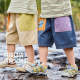 [100 cotton] Doodle children's stitching shorts summer new baby casual pants summer clothes boys children's clothing