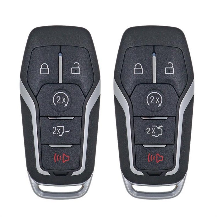 Suitable for 5-key Ford Edge, Mondeo, Explorer car key replacement shell (sedan/SUV)