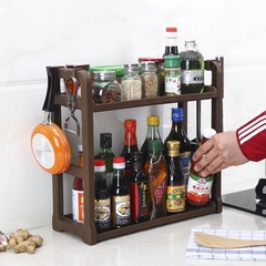 台所の棚の穴を開けない調味料の調味料の棚の油塩の味噌の酢の収納棚の刀の棚の着地する箸の刃物の用品
