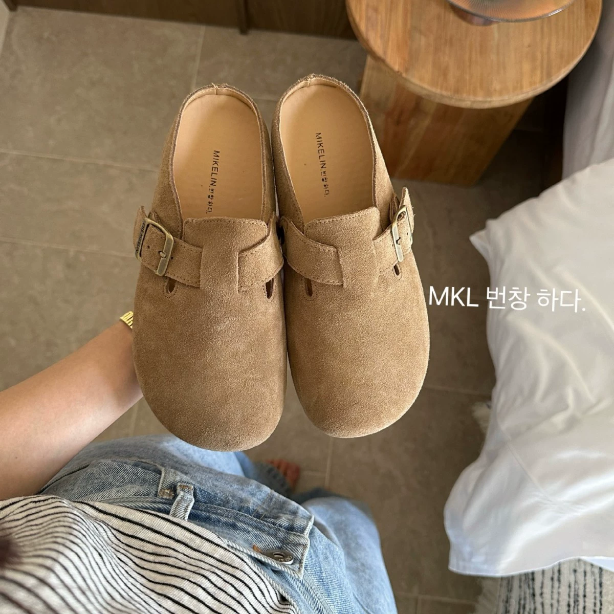 Туфли Birkenstock из натуральной кожи с толстой подошвой, полузакрытые носки с носком, женская обувь для верхней одежды, весна-лето 2025, кроссовки-слепоны полуподошвенные