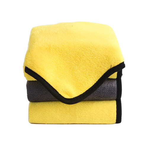 Car wash towel, car towel, clean, water-absorbent, thickened, double-sided, two-color car wash towel, car coral velvet car wash tool