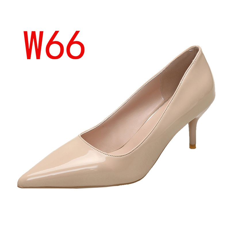Zapatos de trabajo de tacones negros de otoño de color sólido 2025, tacones delgados, tamaño 41 - 43 temperamento de alto nivel, un pedaleo