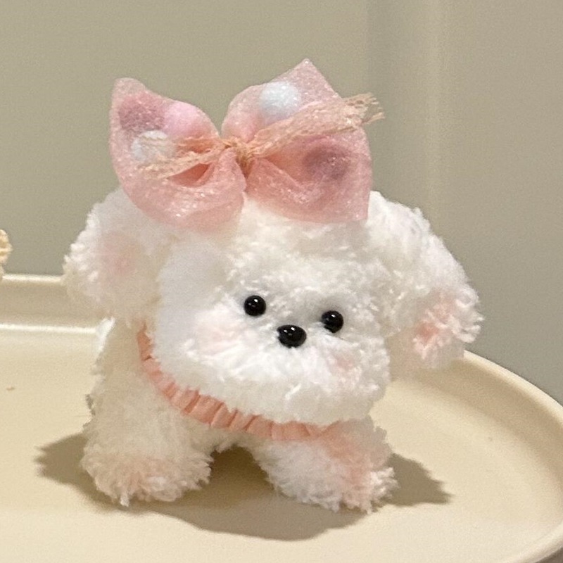 ツイスト子犬完成品かわいい子犬人形手作り子犬振り子プレゼントDIYぬいぐるみ犬プレゼント|undefined
