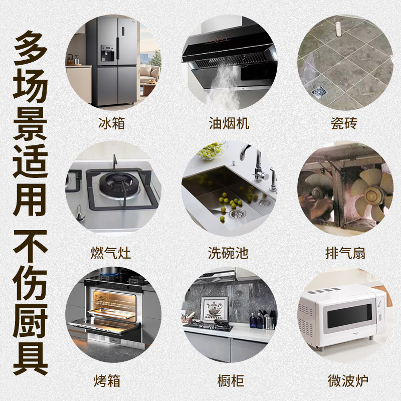 油污净厨房抽油烟机强力清洁剂去重油污净清洗剂泡沫油渍喷雾批发|undefined