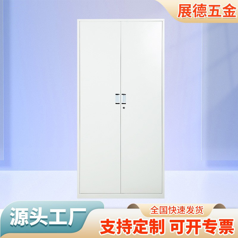 加工定制带锁铁皮办公资料档案储物柜办公室文件整理柜加厚钢板柜