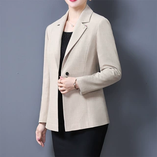 妈妈装春装洋气西装外套女韩版小西服西装外套2021新款春装短外套