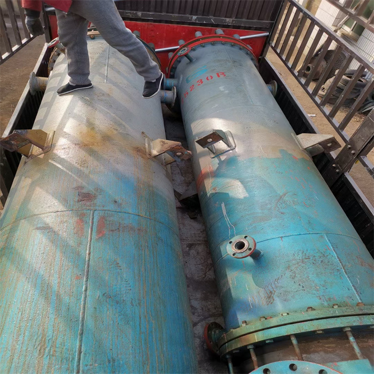 常年购销二手冷凝器 石墨块冷凝器 螺旋板换热器