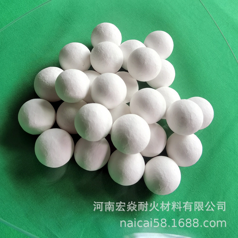 宏焱耐材供应 直径25mm 蓄热强通风好 多用途刚玉蓄热球