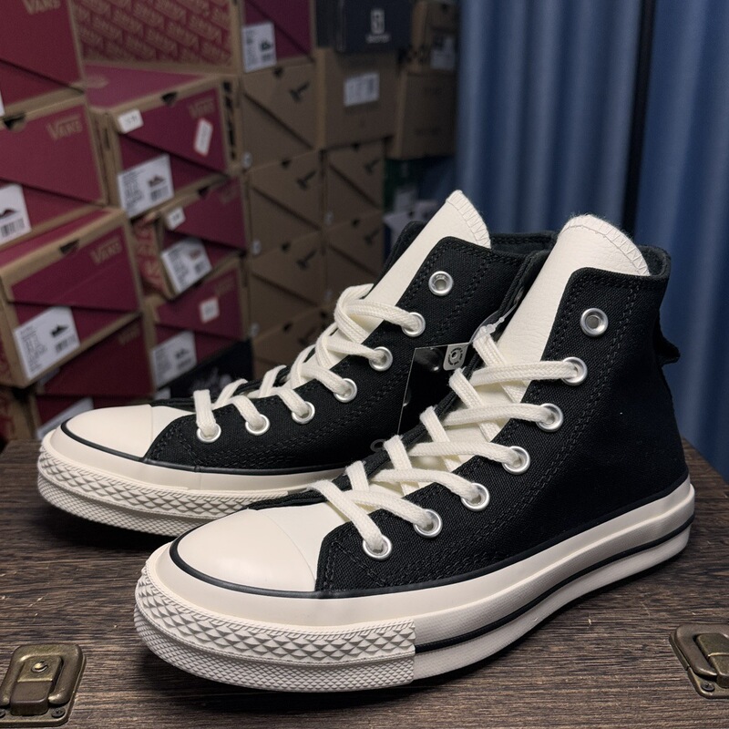 Putian Shoes 1970S Breathable Canvas High-Top Sneakers Fog Collaboration Color-Blocking Unisex Versatile Casual Sports Shoes