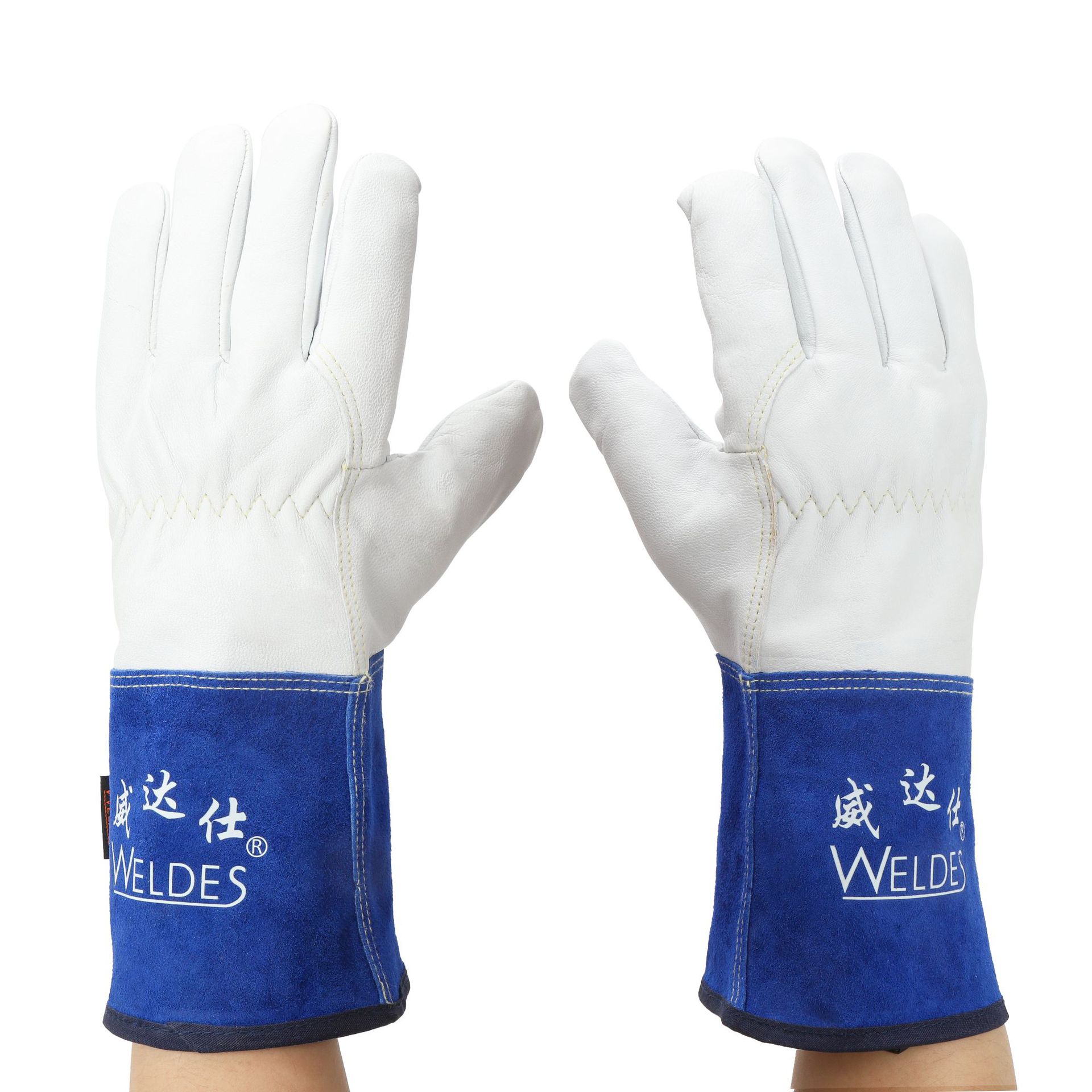 短羊皮电焊手套 柔软羊皮劳保防护手套 搬作业防护手套