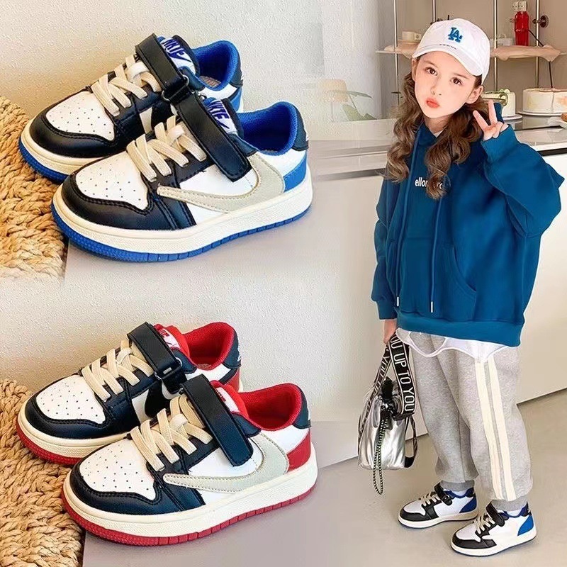 AJ子供用スポーツシューズ、2025年新作春秋、男の子用シューズ、女の子用カジュアル軽量スニーカー、トレンド|undefined