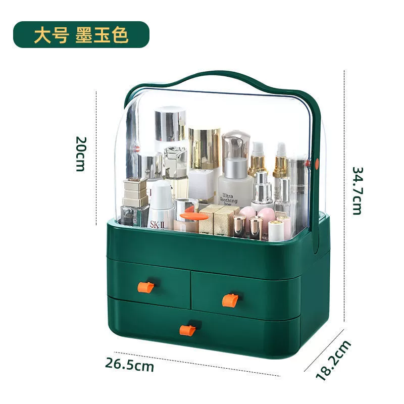 Storage box, table dressing table, storage system, internet celebrity