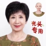 老年人纹理直发透气真头发