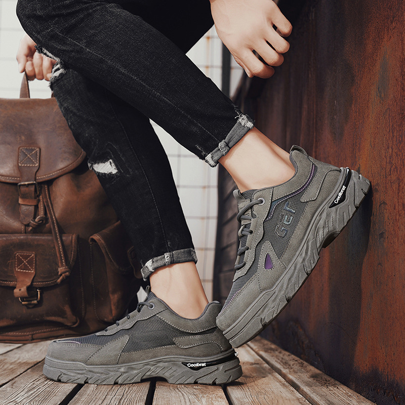 2024 otoño y invierno nuevo skate hombre botas Martin retro moda británica zapatos de tela de moda guapo zapatos de trabajo casuales para hombres