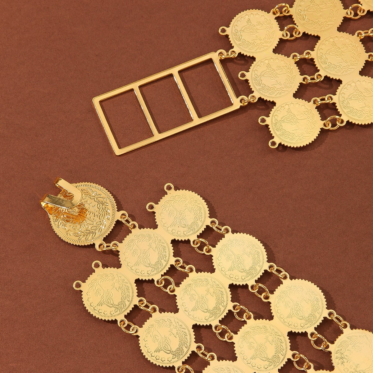Vintage Coin Waist Chain, Three-layer Bodychain For Women_voghion.com