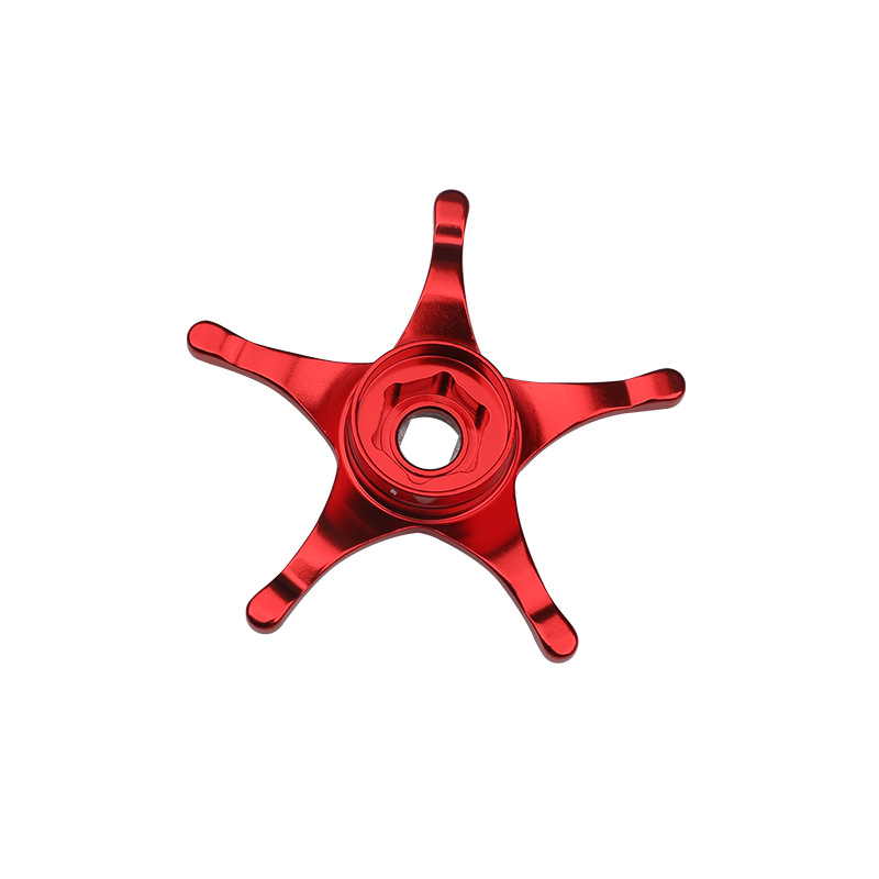 2021 nueva rueda de gota de agua Luya estrella descarga llave de freno de estrella material metálico carrete de pesca modificación fábrica al por mayor