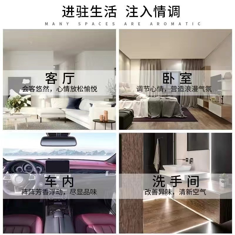 Xiangpiao Wanjia Xi car rattan aromatherapy high-end home dual-use decoration suit Xi car Xiaosen bottle