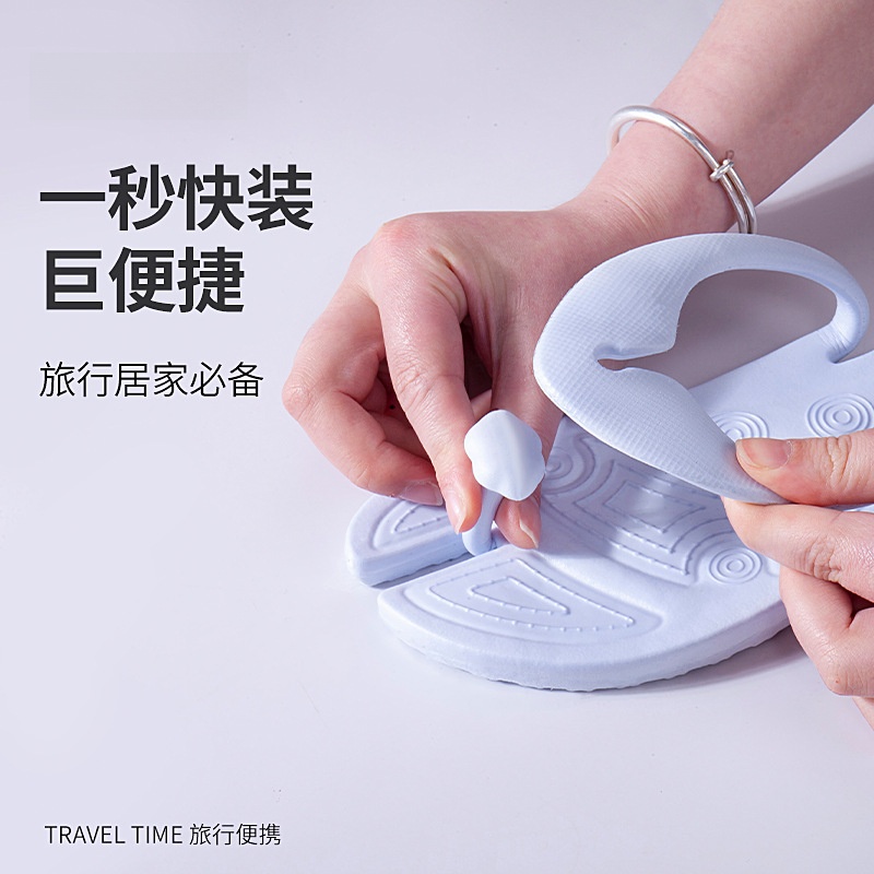 Zapatillas plegables viajes de verano natación portátil playa playa chanclas desechables hotel turismo zapatillas