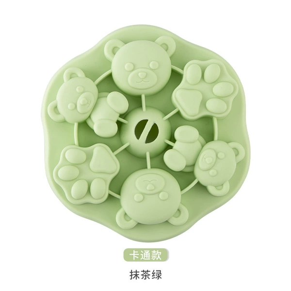 Green cute mold, with little bears