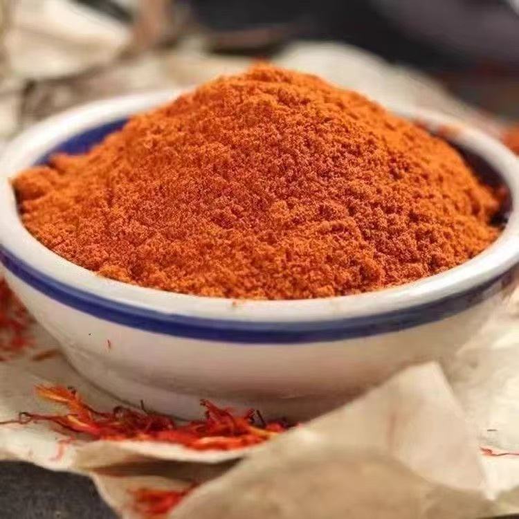 Safflower Powder Hong Hua 红花 Ultra Fine Ground Herbal Powder for Tea and Foot Soak 500g quality and texture