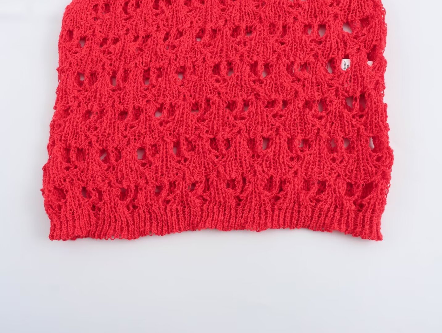 Pulover tricotat de culoare solidă pentru femei, vara 2024, nou, la modă, stil stradal, vară nouă_voghion.com