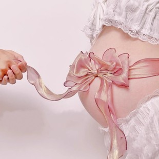 Pregnant Women Photo Portrait Clothing Sexy Big Belly Photo Small Fresh Lace Underwear Sling Shorts Photo Studio Photography Set