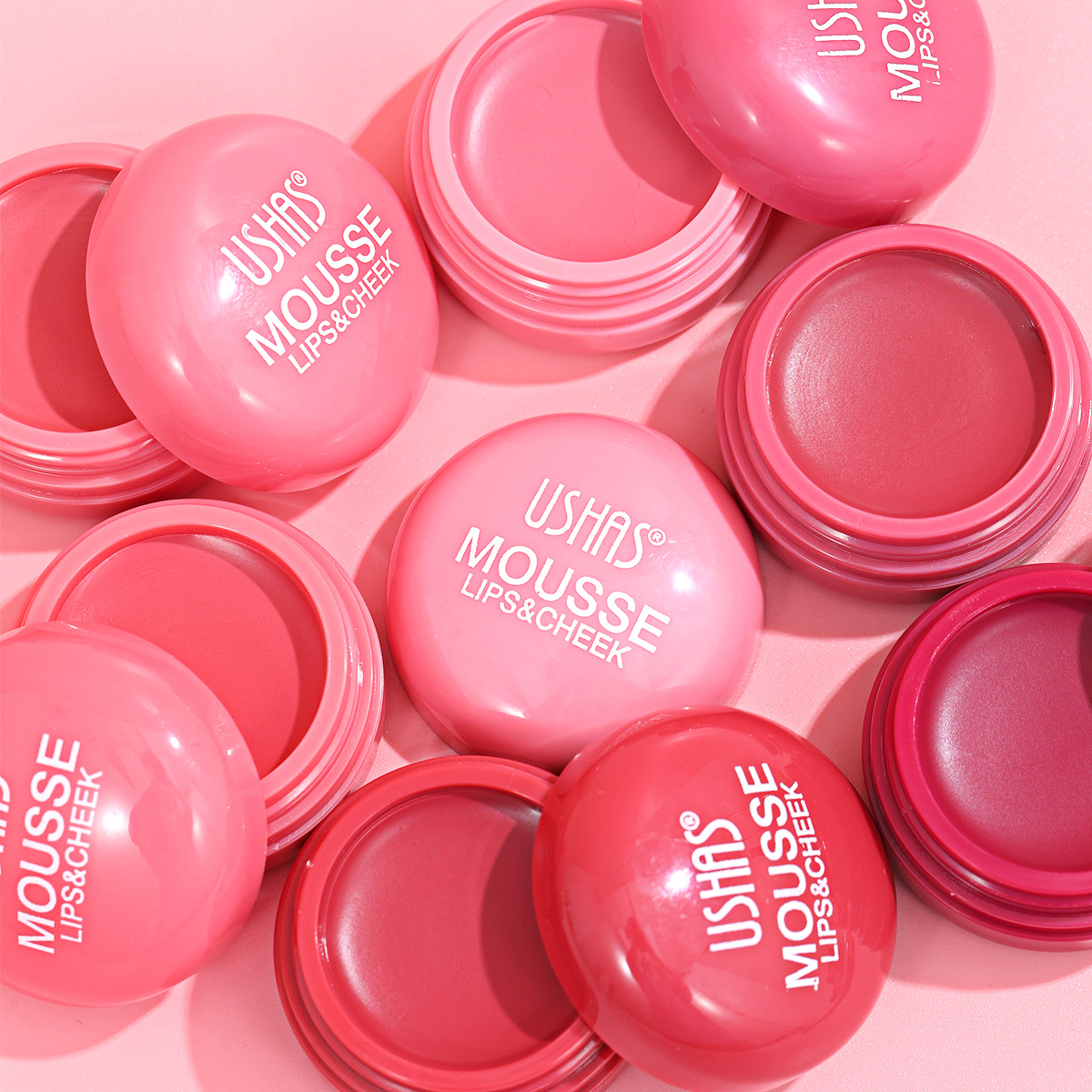 USHAS Cross-border Amazon venta caliente rubor impermeable de larga duración UC114 rubor degradado