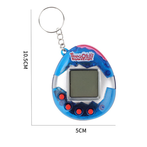 Foreign trade electronic virtual pet machine handheld mini pet development game machine new and unique toy key chain gift