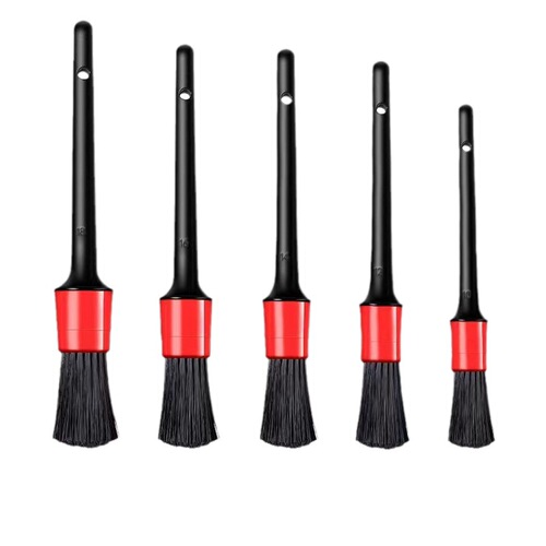 Detail Brushing Soft Bristle Cleaning Tool Car Motorcycle Deep Cleaning Beauty Supplies Car Wash Brush Set of Five