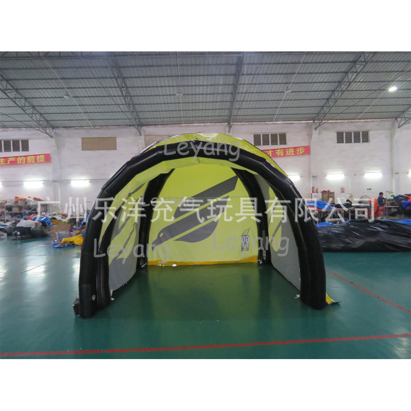 厂家5M X tent户外广告露营训练抗紫外线充气四角帐篷展览帐篷