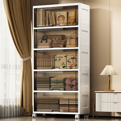 40-70CM Multi-layer Hinged Drawer-style Living Room Kitchen Toy Storage Cabinet Snack Miscellaneous Cabinet Transparent Storage Cabinet