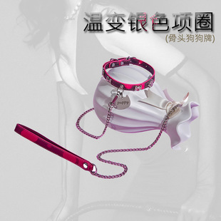 Original Temperature-Sensitive Color-Changing Sp Collar, Lightweight and Charming Sm Dog Tag, Subculture Niche, Exquisite and Trendy Ins Style