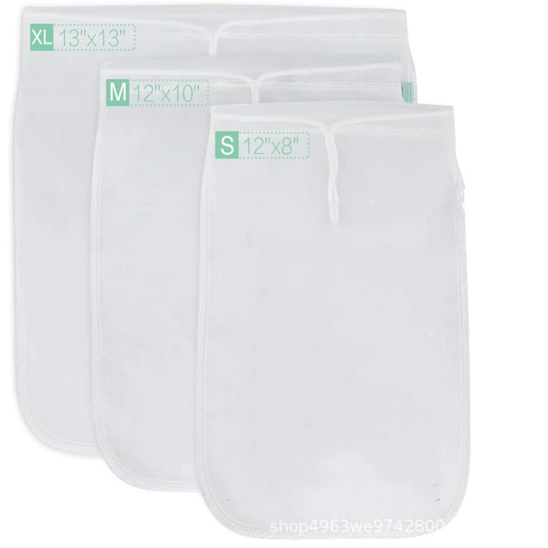 Амазонка 80 цепляет дюйм сока 12 кс12 соевого молока кофе цедильного мешка молока гайки нейлона 200 микронов