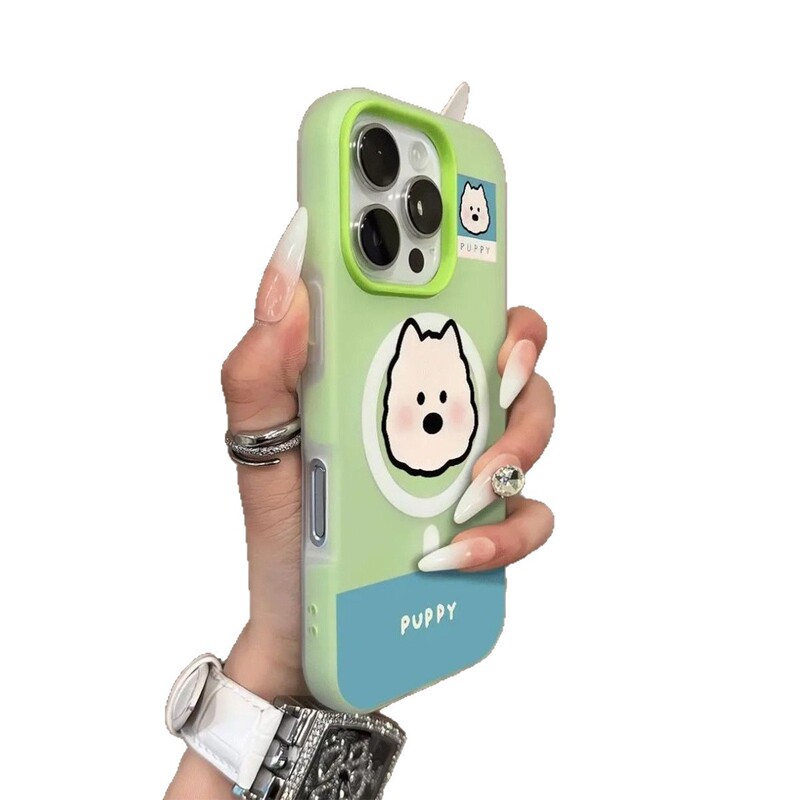 ゼリー磁気ツーインワン携帯電話ケース立体面白い Apple 携帯電話ケースソフトシリコン Apple 保護ケース磁気吸引|undefined