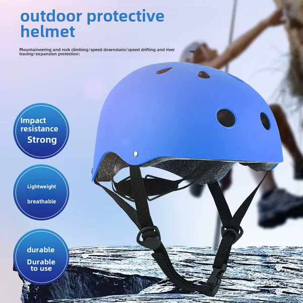 Factory direct plum blossom helmet children adult hip-hop skating skateboard rafting rock climbing parallel bike riding protection cap