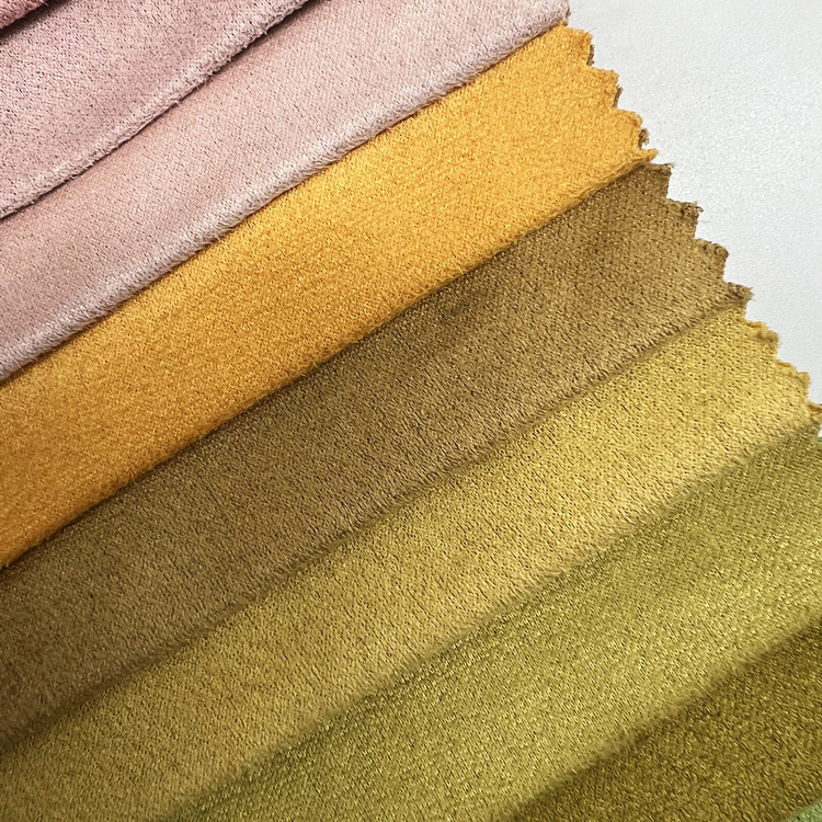 单面麂皮绒面料现货批发服装箱包家纺鹿皮绒布料厂家