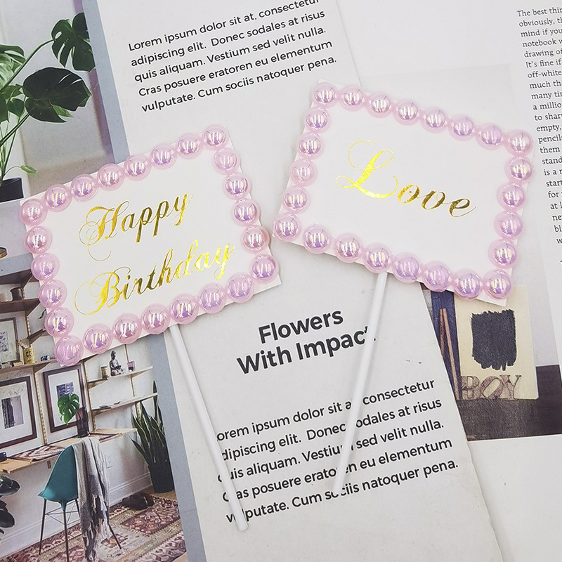 Valentine's Day Birthday Simple Style Letter Paper Party Cake Decorating Supplies display picture 2