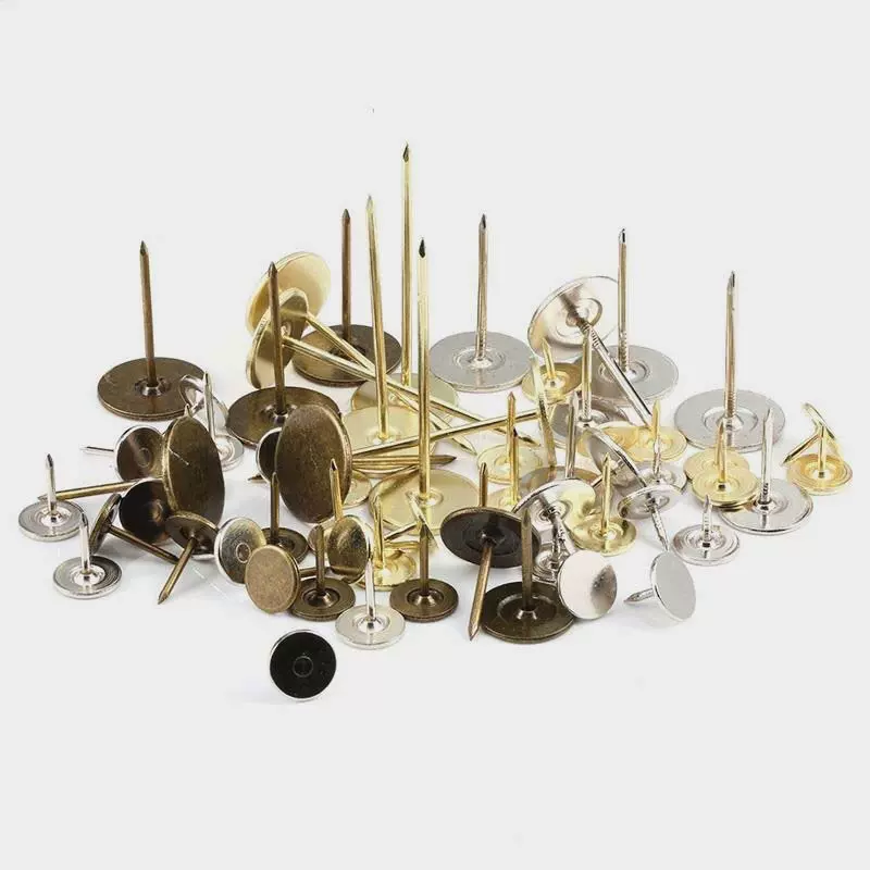 泡钉平面钉彩色圆头钉圆面平头钉软硬包墙纸钉仿古沙发泡钉装饰钉