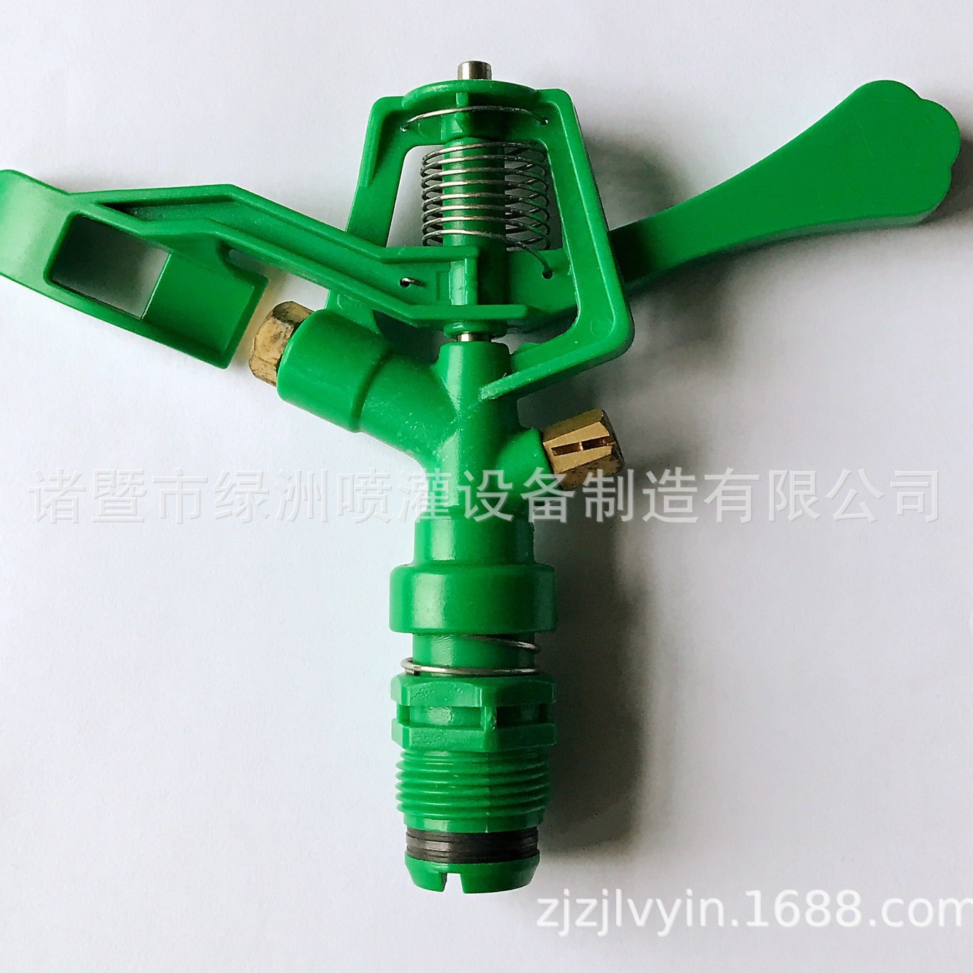 360度塑料旋转灌溉喷头摇臂草地农田果园洒水喷头LZ6043