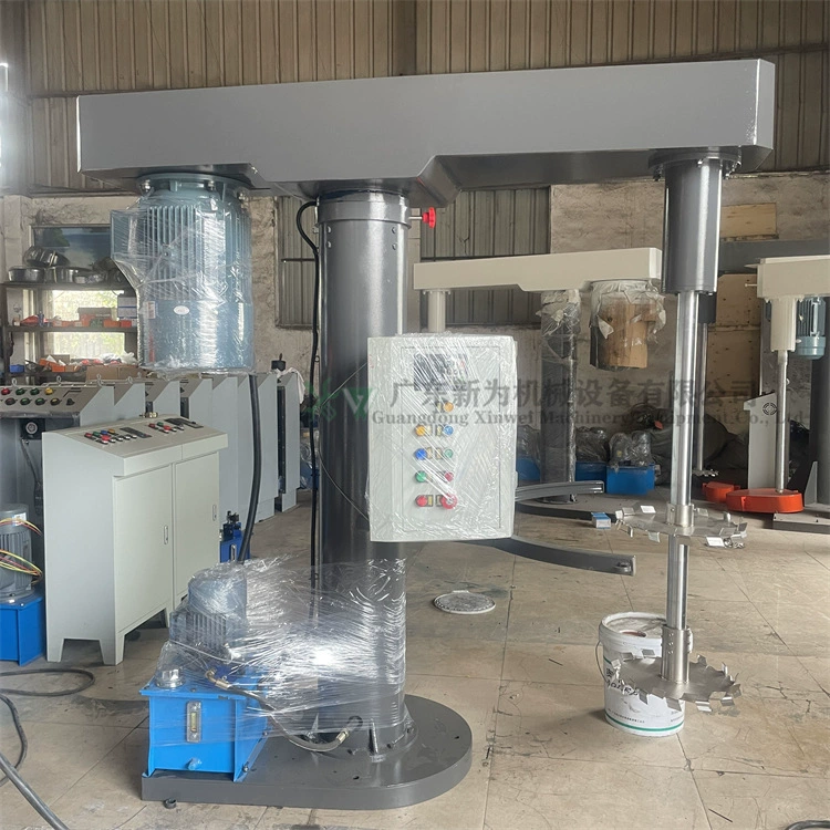 Заводская прямая продажа оборудования для смешивания смол и смазок с регулируемой частотой вращения и диспергирующим диском из нержавеющей стали